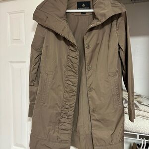 RAINFOREST Women's Brown Trench Coat